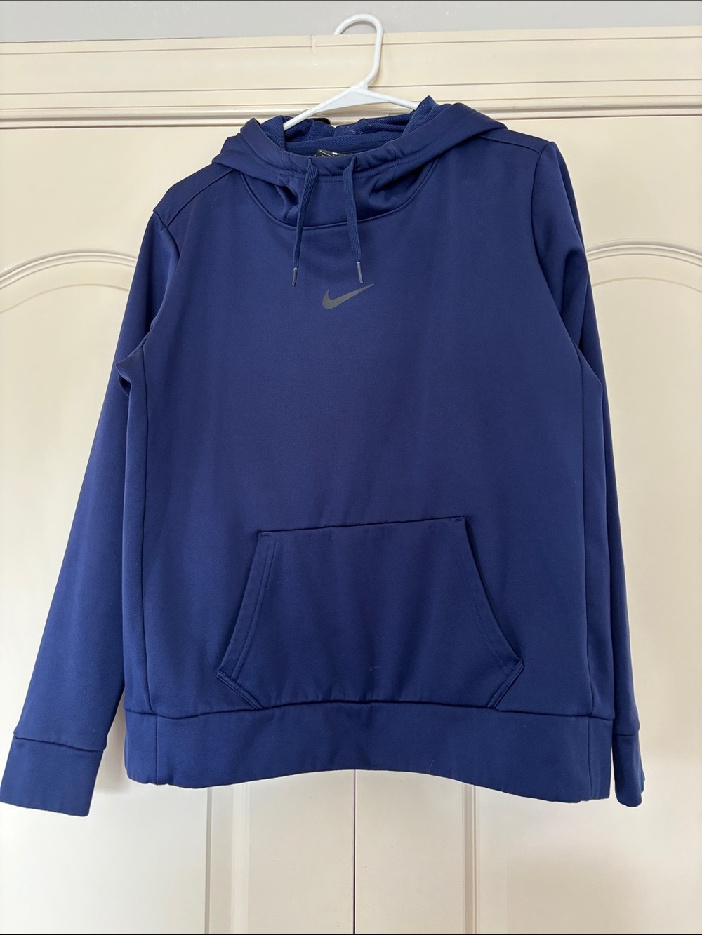 Nike Dark Blue Hooded Pullover with Kangaroo Pocket